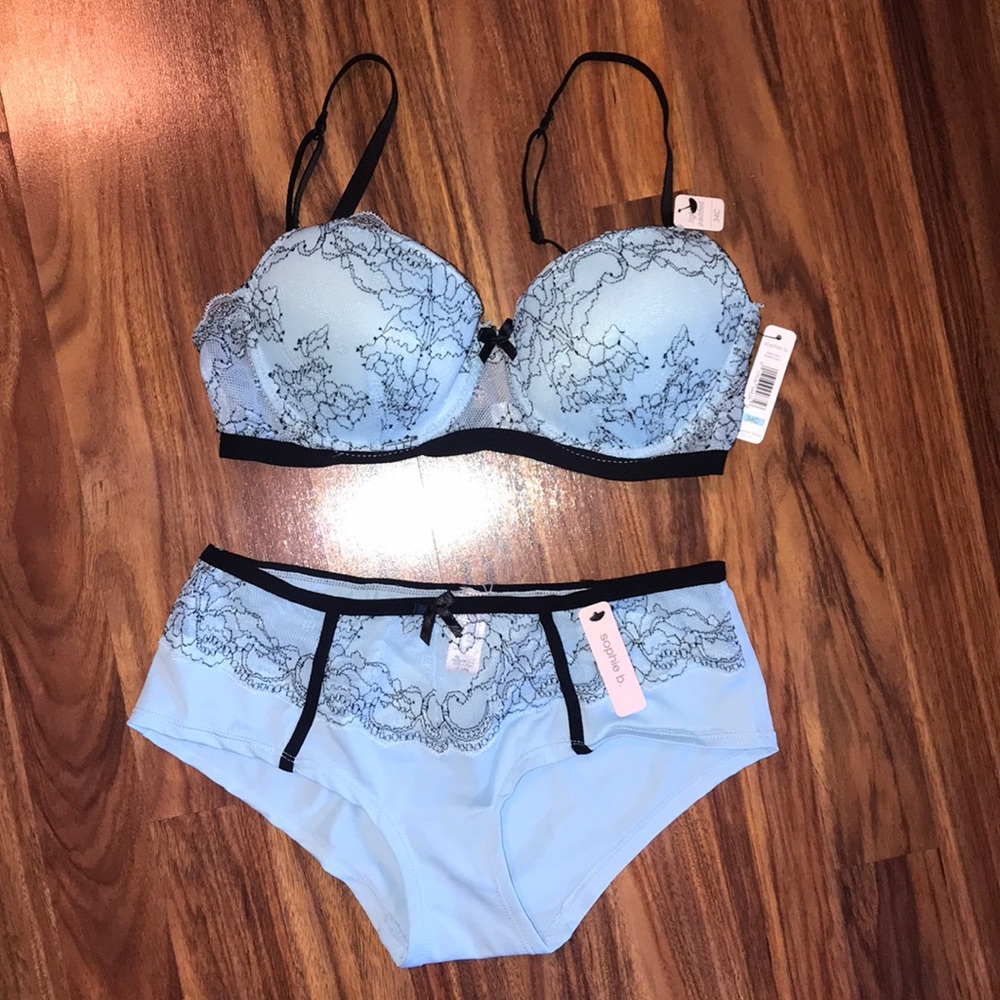 Baby Blue lingerie set
